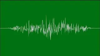 sound wave green screen || audio waves green screen 