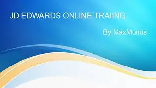 JD EDWARDS Training –JD EDWARDS Online Training – (JD EDWARDS Certification Tips)– JD EDWARDS Course