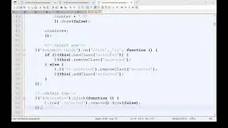 Datatables Bootstrap 4| Delete Rows