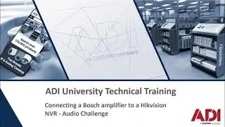 Bosch Plena PLE 1ME120 EU Connected to a Hikvision NVR Used for Audio Challenge ple 1ma120 eu