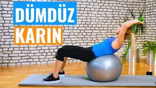 Dümdüz, Yağsız ve Fit Bir Karın İçin Kaçırma 🔥 Swiss Ball ve Tera Bant ile Muhteşem Egzersiz!
