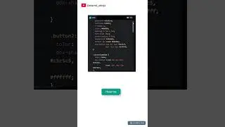 Button Hover Effect HTML CSS | #shorts