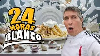 24 HORAS COMIENDO BLANCO RETO | CHALLENGE