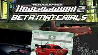 Need For Speed Underground 2 - Beta materials