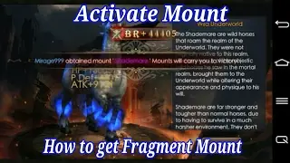 Activate Mount With 80% sale. Legacy of discord