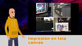 Impresión en tela canvas