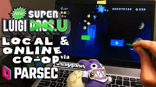 New Super Luigi U (Wii U) - 3-Player Boost Mode Playthrough (Online via Parsec and DRC Sim)