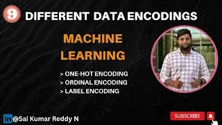 Different Encoding Techniques In ML | Label Encoding, Ordinal Encoding, One Hot Encoding In ML 