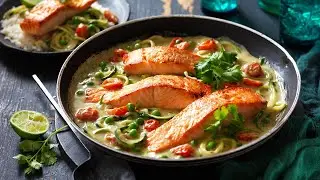 Green Thai Curry Salmon