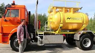 Автоцистерна для перевозки едких веществ АЦК-6 КАМАЗ-43253 от НПО 