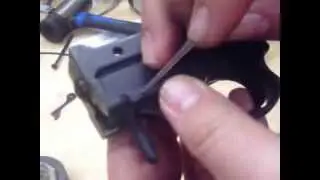 installing  a new 10/22  auto bolt release and extended mag release on 10/22 and fix