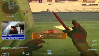 Friberg tries to retake the bomb site vs a cheater