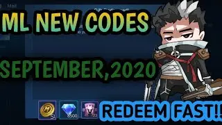 Mobile Legends New Codes October 1,2020 Redeem Now