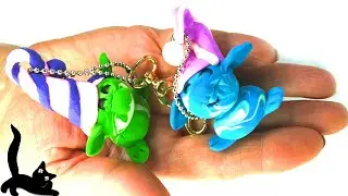 EARED GREMLIN - a keychain. How to mold from light plasticine