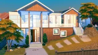 MID-CENTURY MANOR // The Sims 4: Speed Build