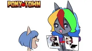 Рисую случайный людей в пон и таун | pony town
