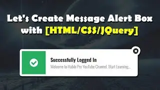 Custom Notification/Message Alert Box using [HTML/CSS/JQUERY]