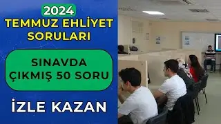 YENİ AYIN BANKO SORULARI / 2024 TEMMUZ AĞUSTOS Ehliyet Sınav Soruları Çöz / Çıkmış Ehliyet Soruları