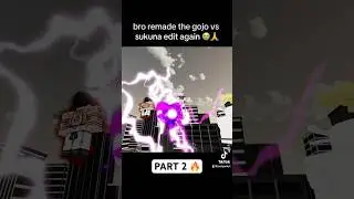 gojo vs sukuna part 2 