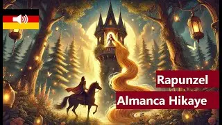 Deutsche Geschichte (B1) - Rapunzel / Almanca Hikaye Dinle (renkli cümlelerle)