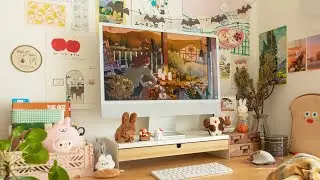 HALLOWEEN DESK SETUP AUTUMN 2022 🎃👻🍂 Daebak Box Unboxing