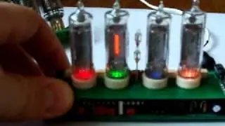 Warm Tube Clock v1 - Nixie clock - Intro 1