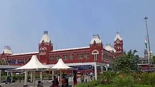 CHENNAI CENTRAL FRONT VIEW/ The beauty of Chennai 💘💗😍