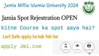 Jamia sport registration open last date to apply 10th October 2024#jmi