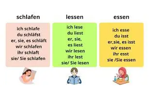 Sie schläft, er liest- Lektion 2