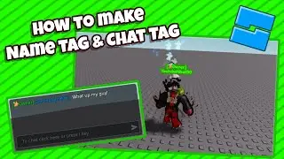 How to make NAME TAGS & CHAT TAGS in Roblox Studio (2024)
