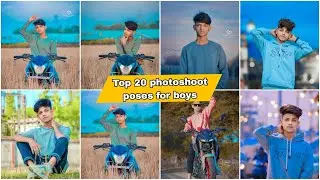 Top 20 photoshoot poses for boys 