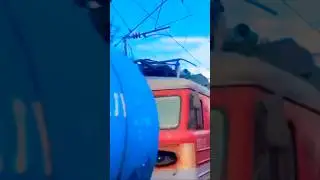 Внезапный толкач вл80т на конце наливного состава 