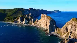 мыс Четырёх Скал на закате