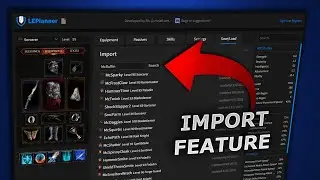 Maxroll LEPlanner Import Feature - Last Epoch