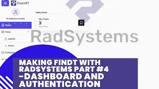 creating FindT app in radsystems part4  Homespage