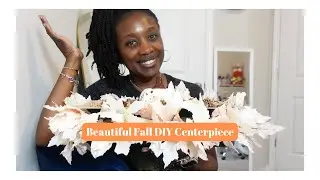 Dollar Tree Fall DIY Centerpiece