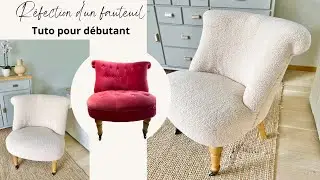 Réfection d'un fauteuil 👉🏼 TUTO POUR DÉBUTANT