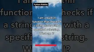 Python Riddle || Part-27 || I'M MIZAN 