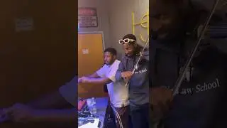 Lefty pulled on LaRussell & and I, then freestyled to the homie playing violin 😂🔥