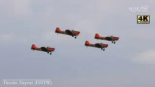 [4K] Plane Spotting at Twente Airport (EHTW) 05-05-2024 : Fly-inn filmed with Canon R7