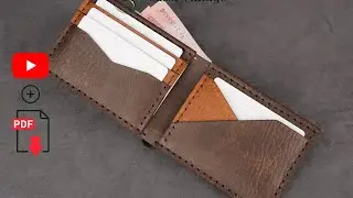 Leather bifold wallet 08 pdf download ready to make