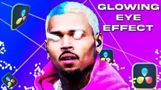 How To Create the GLOWING EYE EFFECT Davinci Resolve Tutorial