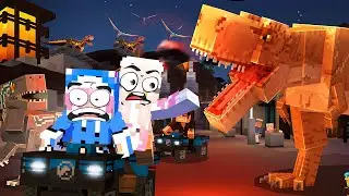 🔴MISI MENANGKAP T-REX DAN MENGAMBIL TELUR DINOSAURUS di MINECRAFT