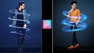 Classical Neon picsart editing