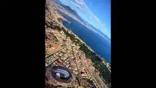 Che spettacolo Napoli 💙 La meravigliosa foto virale scattata dall'Aereo 💙