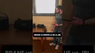 Portable Bluetooth Speaker Face-off | BRANE vs SONOS vs UE vs JBL | Best Bass Goes To…