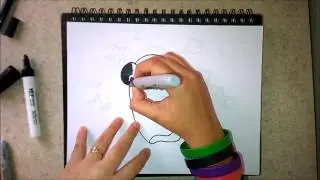 How to draw Napstablook (general audiences)