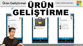 Ürün Geliştirmeleri - Kurumsal Şirkette Sunumu Hazırlama