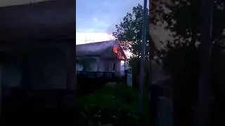 Пожар в селе Орловка