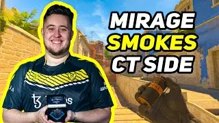 CS2 Mirage - All Smokes For CT-Side What You Need To Know In 2024